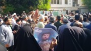 فیلم |  استقبال از پیکر مطهر شهید ناصر جوهر زاده در فرودگاه بوشهر