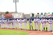 فلسطین پیروز بازی نخست مسابقات بیسبال کاپ غرب آسیا