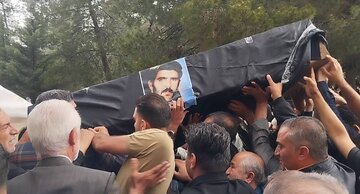 فیلم| وداع با جانباخته حادثه بندر شهید رجایی در ایوان