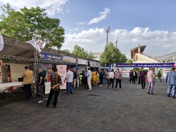 برپایی غرفه‌های فرهنگی و سلامتی در حاشیه مسابقات بیسبال غرب آسیا