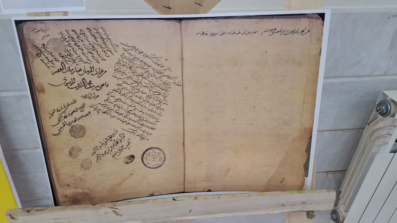فیلم | نمایشگاه &quot;قلم در دست تاریخ&quot; دلیجان
