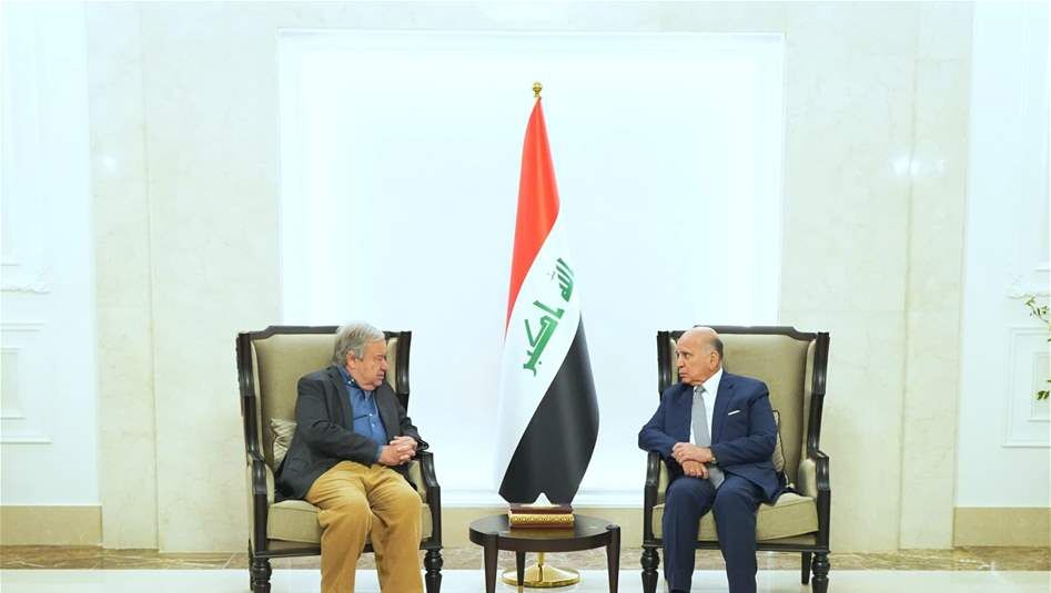 گوترش برای شرکت در اجلاس اتحادیه عرب وارد بغداد شد