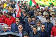 فریاد خشم مردم بجنورد علیه جنایات رژیم صهیونیستی