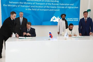 ۵ تفاهم‌نامه همکاری میان افغانستان و روسیه به امضا رسید