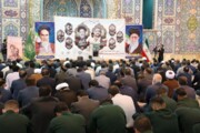فیلم| آیین گرامیداشت نخستین سالگرد شهدای خدمت در ایلام