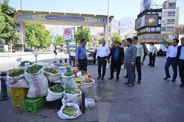 انتقال دستفروشان به جنوب میدان تجریش تهران