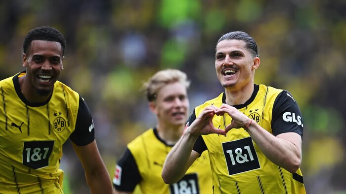 دورتموند در دقیقه ۹۰ سهمیه لیگ قهرمانان گرفت؛ پیروزی پُرگل قهرمان 1 171874576