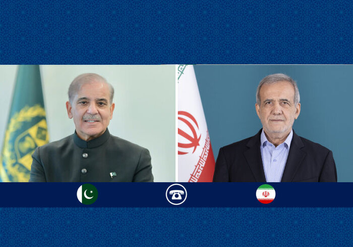 پاکستان کے وزیر ا‏عظم نے امن کے لئے صدر پزشکیان کی کوششوں کی قدردانی کی ہے