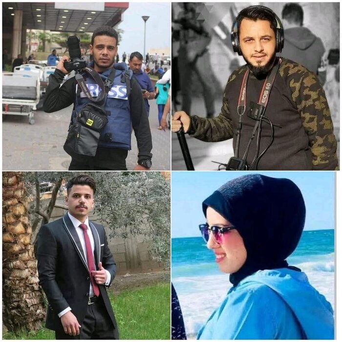 شهادت ۴ خبرنگار دیگر در غزه