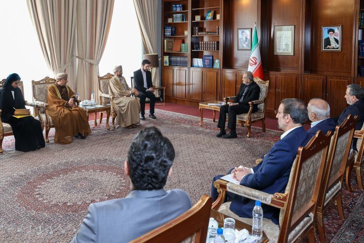 تہران ڈائیلاگ فورم 2025، صدر ایران کی عمانی وزیر خارجہ سے ملاقات