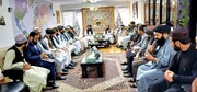 مولوی امیرخان متقی از سفارت افغانستان در تهران بازدید کرد