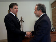Araqchi meets with President Barzani of Iraqi Kurdistan region