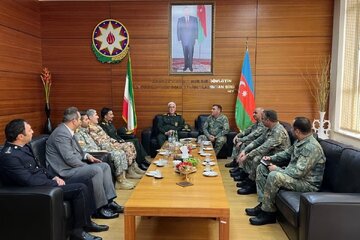 SEPAH Quru Qoşunlarının xüsusi təyinatlıları ilə Azərbaycan Ordusu arasında birgə təlimin ikinci gününün açılış mərasimi