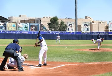 توقف تیم بیسبال ایران مقابل فلسطین