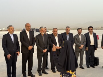 وزیر فرهنگ و ارشاد اسلامی وارد کرمانشاه شد