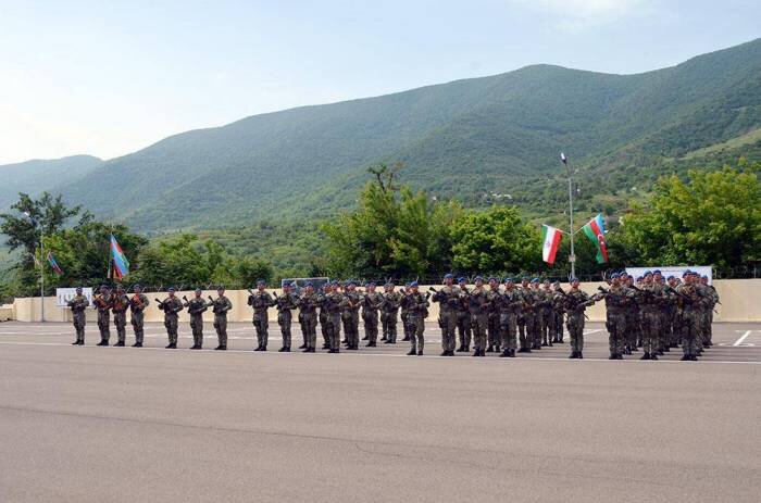 SEPAH Quru Qoşunlarının xüsusi təyinatlıları ilə Azərbaycan Ordusu arasında birgə təlimin ikinci gününün açılış mərasimi