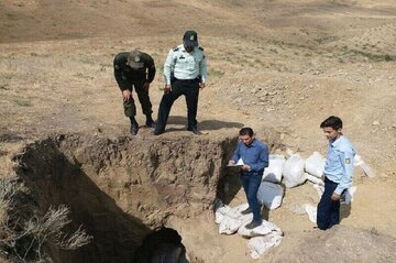 بسته خبری پلیس مرکزی؛ گنج یابی که به گنج نرسید