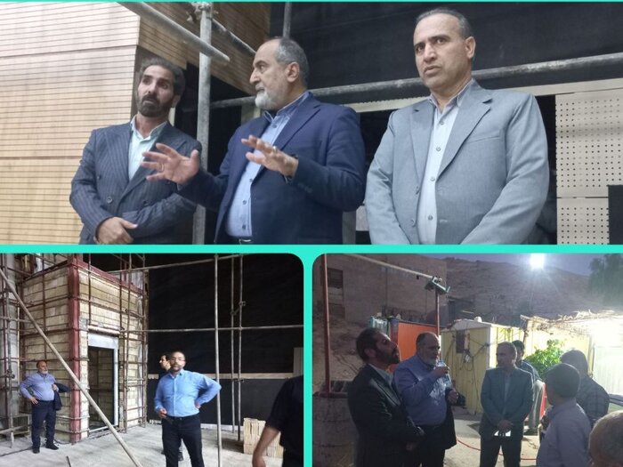 زیرساخت های فرهنگی آسیب دیده از زلزله سرپل ذهاب در حال بازسازی است