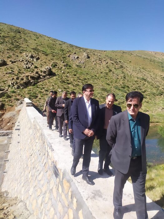 بازدید معاون وزیر جهاد کشاورزی از طرح های منابع طبیعی همدان