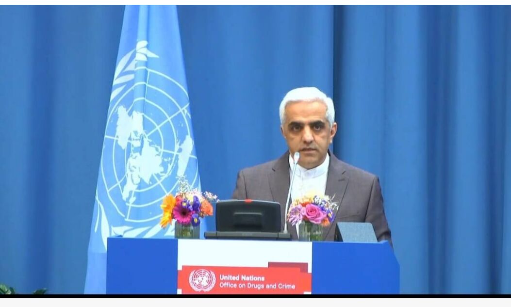 ایرانی مندوب: ظالمانہ پابندیاں، بین الاقوامی جرائم  کے مقابلے میں جامع تعاون میں رکاوٹ ہیں