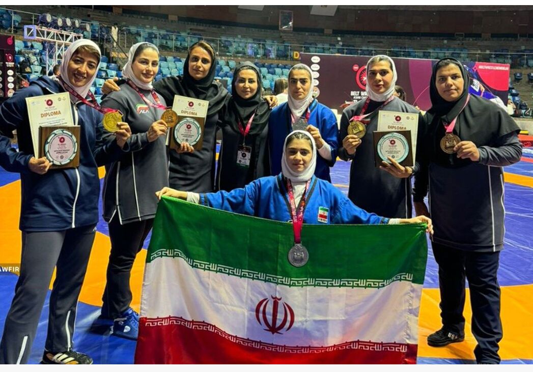 ایران  کی نیشنل ویمن ریسلنگ ٹیم نے ایشین چیپمئن شپ جیت لی
