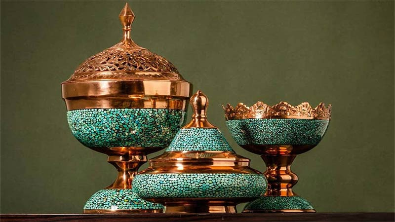 تفاوت‌ ها و شباهت‌ های فیروزه‌ کوبی با دیگر صنایع دستی ایران