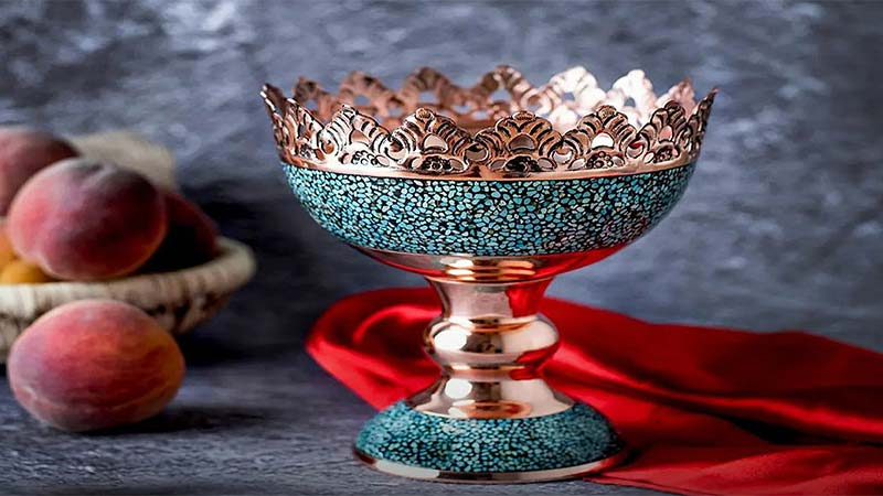 تفاوت‌ ها و شباهت‌ های فیروزه‌ کوبی با دیگر صنایع دستی ایران