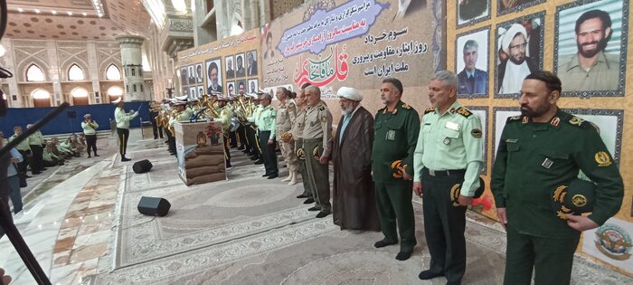 جانشین فرمانده فراجا: تبیین جهانی جمله "خدا خرمشهررا آزاد کرد "مهم است+فیلم