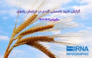 اینفوگرافیک| روند خرید تضمینی گندم در خراسان‌رضوی