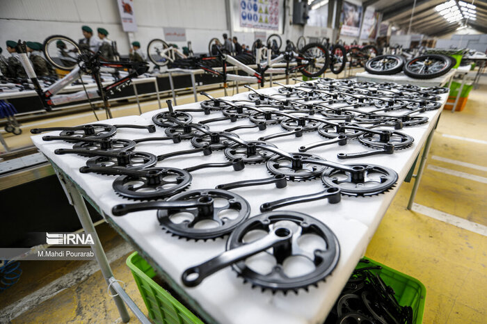 تولید روزانه ۳۰۰ دوچرخه در ندامتگاه قزلحصار