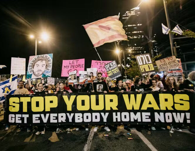 Manifestation à Tel Aviv contre Netanyahou
