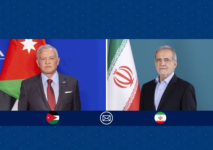 پزشکیان فرارسیدن سالروز ملی کشور پادشاهی اردن را تبریک گفت