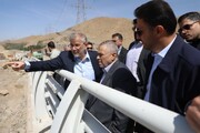 بازدید رییس دفتر بازرسی ویژه ریاست‌جمهوری از آزادراه شهید سلیمانی کرج