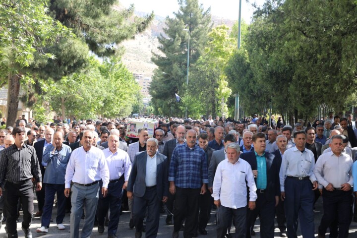 پیکر «سلام امینی» نماینده سابق ایلام، تشییع شد