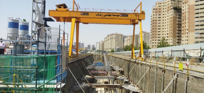 جزییاتی از روند احداث خط ۱۰ مترو تهران + فیلم