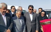 وزیر آموزش و پرورش وارد جیرفت شد 