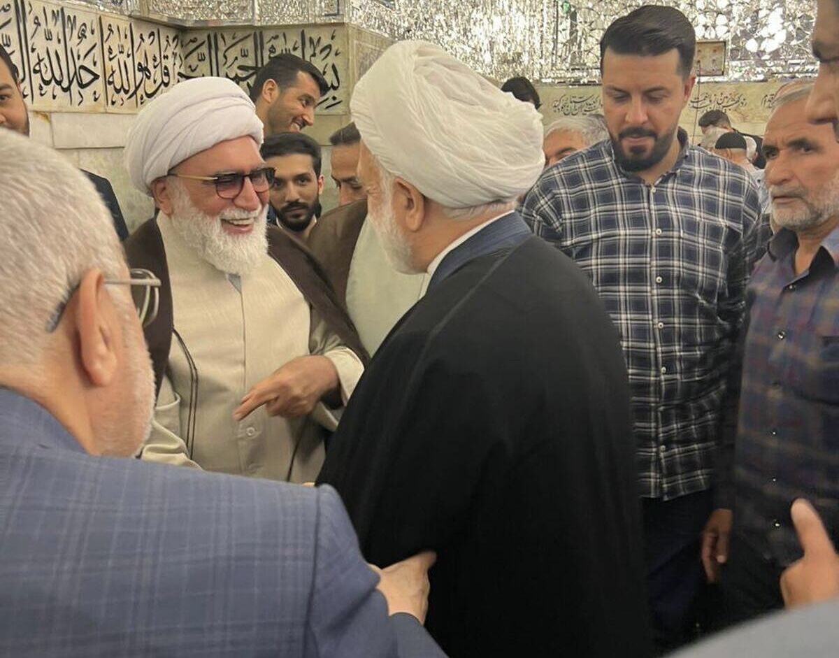 تشرف رییس قوه قضاییه به حرم مطهر رضوی