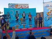 سعید صفرزاده نفر اول مرحله چهارم تور دوچرخه سواری ایران - آذربایجان شد