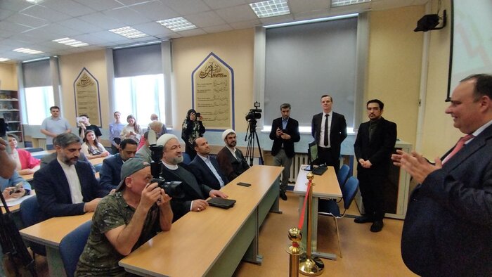 افتتاح بیستمین اتاق ایران در دانشگاه های روسیه + فیلم