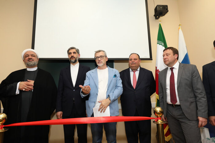 افتتاح بیستمین اتاق ایران در دانشگاه های روسیه + فیلم
