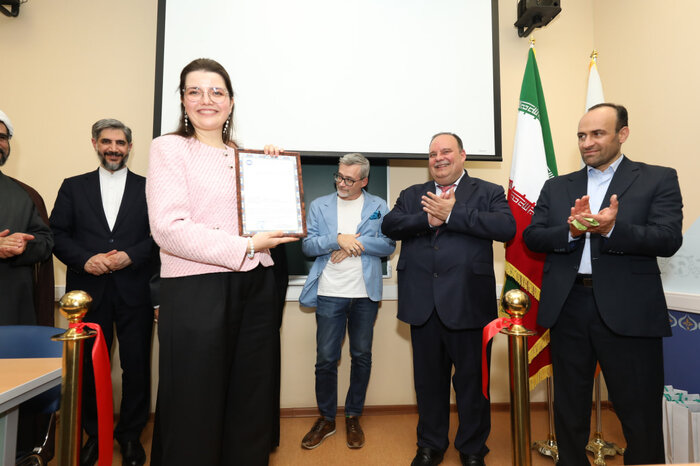 افتتاح بیستمین اتاق ایران در دانشگاه های روسیه + فیلم