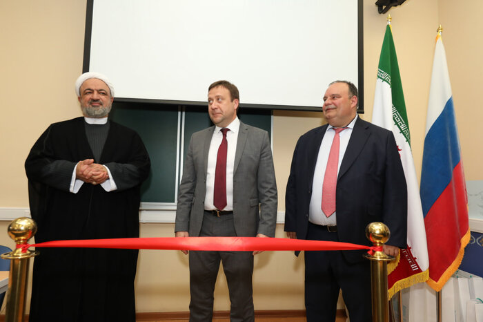 افتتاح بیستمین اتاق ایران در دانشگاه های روسیه + فیلم