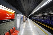 محدودیت در سرویس‌دهی مترو حدفاصل ایستگاه‌های قلهک تا قیطریه