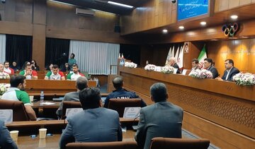 مراسم بدرقه کاروان ورزش کارگری برگزار شد