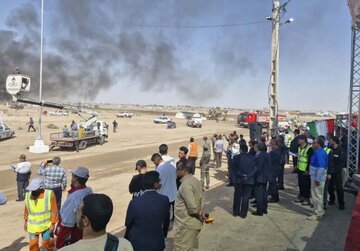مانور بزرگ زلزله خلیج فارس با مشارکت ۵ استان در سیرجان برگزار شد