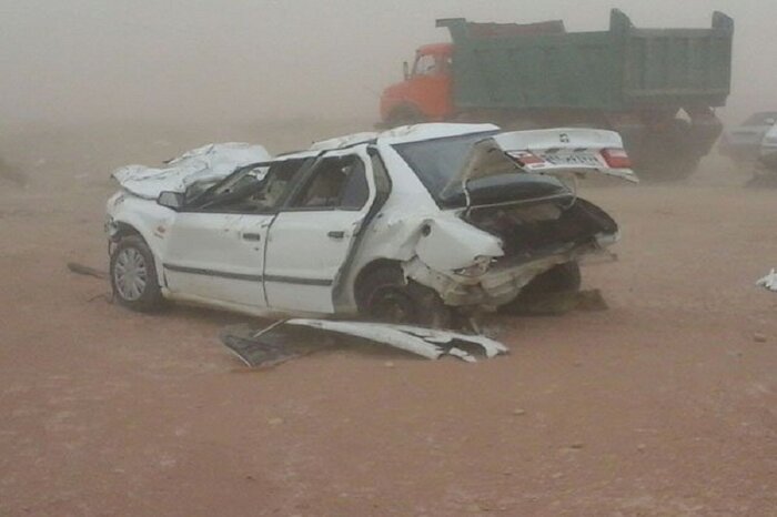 طوفان خاک و حادثه در منطقه سیستان؛ ۴۶ مصدوم در سایه بادهای ۱۲۰ روزه