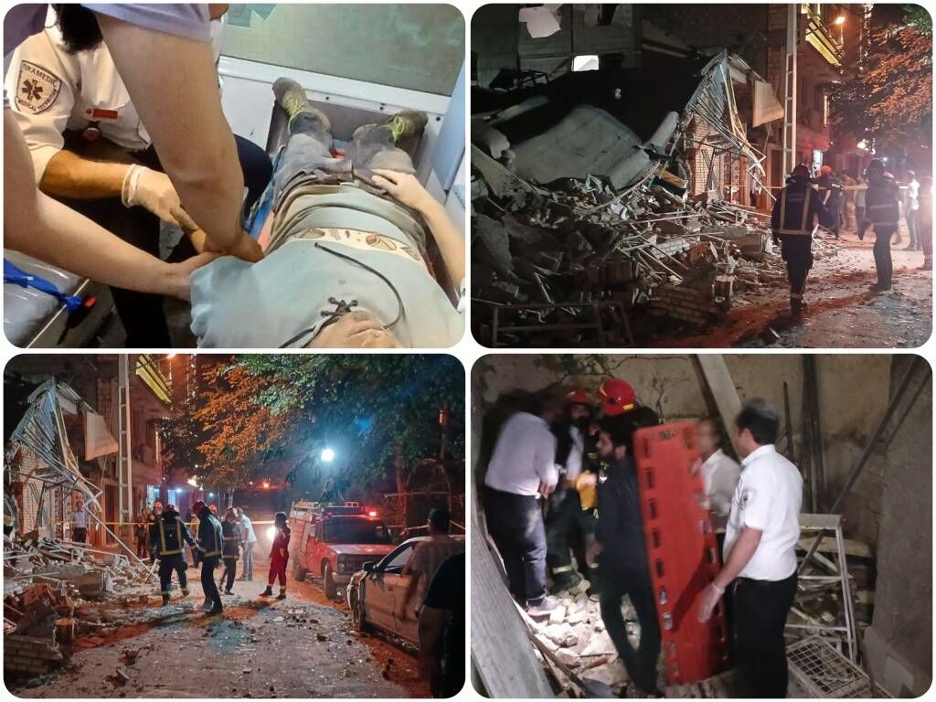 حادثه انفجار نشت گاز در نیشابور هفت مصدوم برجا گذاشت