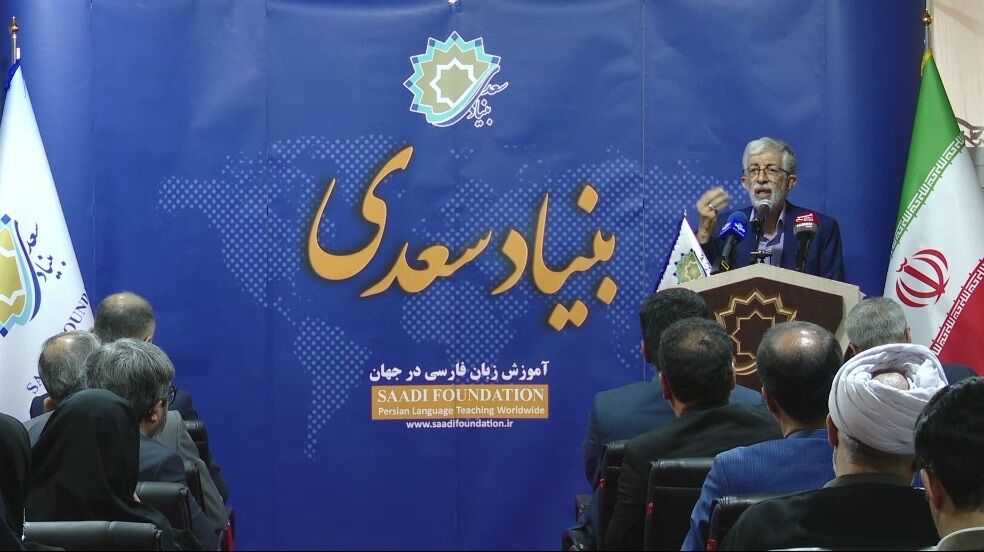 حدادعادل: تهیه زیرساخت‌های لازم برای آموزش زبان فارسی را وظیفه خود می‌دانیم
