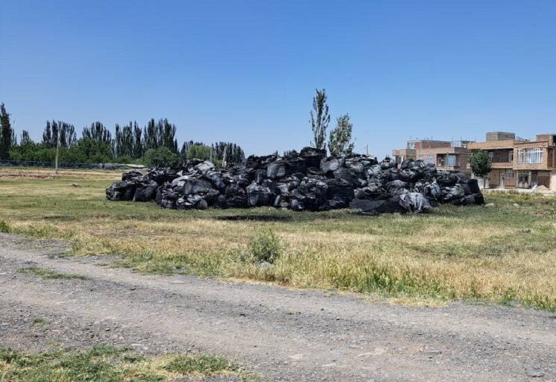 کشف محموله ۳۰۰ تُنی پسماند آلوده در مهاباد