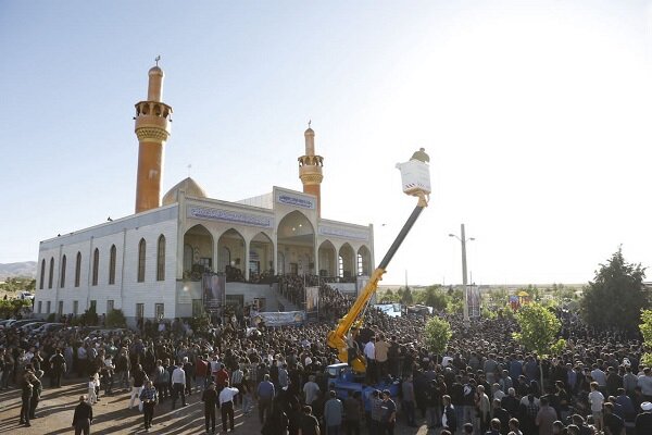 تشییع پیکر خادم الحسین حاج علی اکبر انصاری